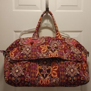 Vera bradley cotton grand weekender